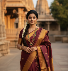 Exquisite Traditional South Indian Mango Haaram