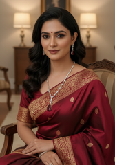 Bold Ruby Teardrop and Diamond Simulant Set