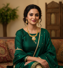 Royal Antique Temple Gold Jewelry Set