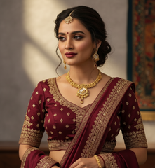 Royal Antique Temple Gold Jewelry Set