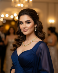 Crystal Bloom Elegance Necklace Set