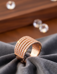 Luxurious Pavé Band Ring